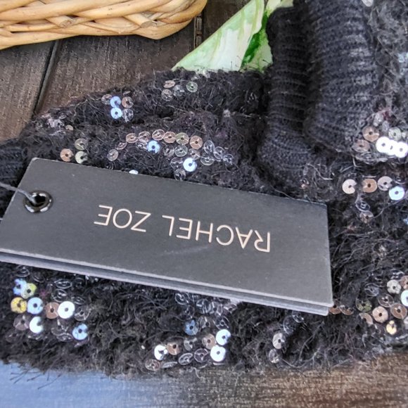 Rachel Zoe Stretch Sequin Arm Warmers - Picture 4 of 4